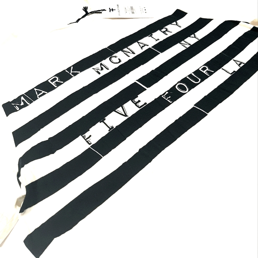 NWT Five Four, Mark Mcnairy LA, Striped, off white, T-Shirt
